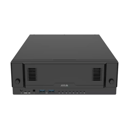 Axis S2208 Mk II 8 channel NVR with 4TB storage and integrated PoE switch front view