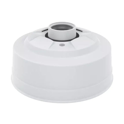 AXIS T94M01D white powder-coated aluminum pendant kit for secure ceiling and wall mounting applications.