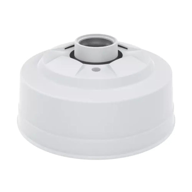 AXIS T94M01D white powder-coated aluminum pendant kit for secure ceiling and wall mounting applications.