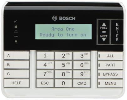 Bosch Standard LCD Alpha - numeric G Series Keypad Black/white - CCTV Guru