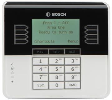 Bosch ATM - style LCD Alpha - numeric G Series Keypad Black - CCTV Guru