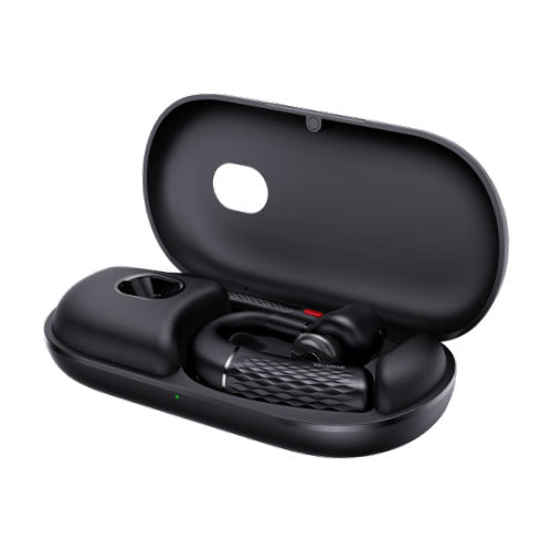 Yealink BH71 Bluetooth Wireless Mono Headset, Black, Includes Carrying Case, Black, USB - C to USB - A Cable, 10H Talk Time, 3 Size Ear Plugs - CCTV Guru
