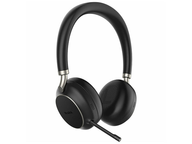 Yealink BH76 - UC - CH - BL Bluetooth stereo headset with ANC and retractable mic. Black, USB - A, Charging Stand - CCTV Guru