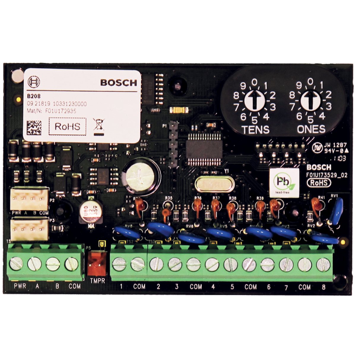 Bosch Hardwired Zone Expander Module Black 8x Zone Plastic Enclosure ...