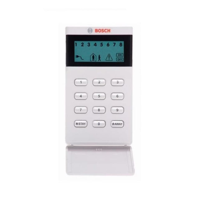 Bosch IUI-SOL-ICON white LCD icon codepad for Solution 2000 and 3000 alarm systems with backlit keys