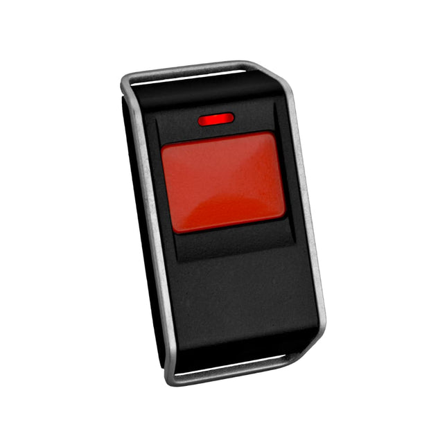 Bosch RADION wireless panic button showing RFPB-SB