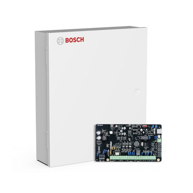 Genuine Bosch ICP-SOL2-P Solution 2000 8-Zone Alarm Control Panel PCB for home security repairs.