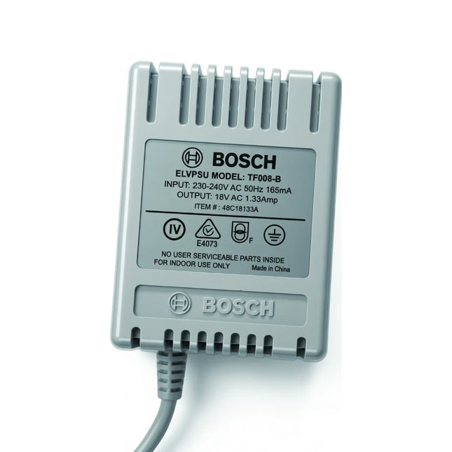 Bosch TF008-B 18VAC 1.33A 3-wire compliant plug pack power supply for Solution alarm panels