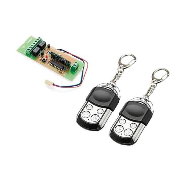 Bosch WE800EV2 wireless remote kit with 433MHz receiver and 2 key fobs. Compatible with Bosch 2000, 3000 & 4000 via relay input control.