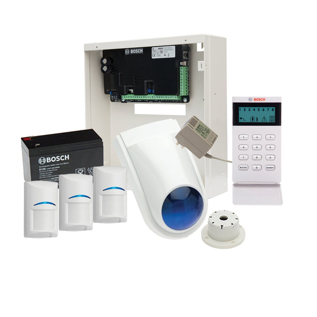 Bosch Kit S3K - LCD - PIR - 3 Solution 3000 With 3 PIR + Icon Codepad+Bosch7015 - CCTV Guru