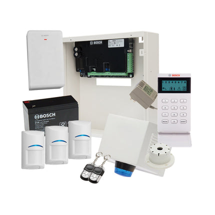 Bosch Kit S3K - LCD - PWP - 3 Solution 3000 With 3 Wireless PIR + Icon + Premium Keyfob + Bosch7000 - CCTV Guru