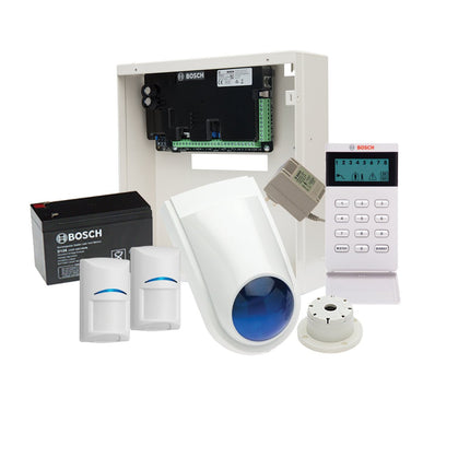 Bosch Kit S2K - LCD - PIR - 2 Solution 2000 Metal Enclosure With 2 PIR + Icon Codepad+Bosch7015 - CCTV Guru