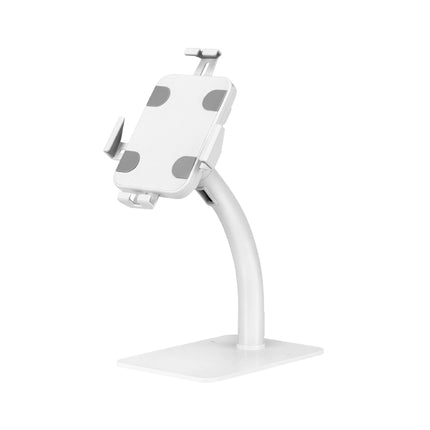 Angle diagram showing 360-degree screen rotation and 0-to-75 degree tilt adjustment for Brateck PAD33-03 tablet enclosure.