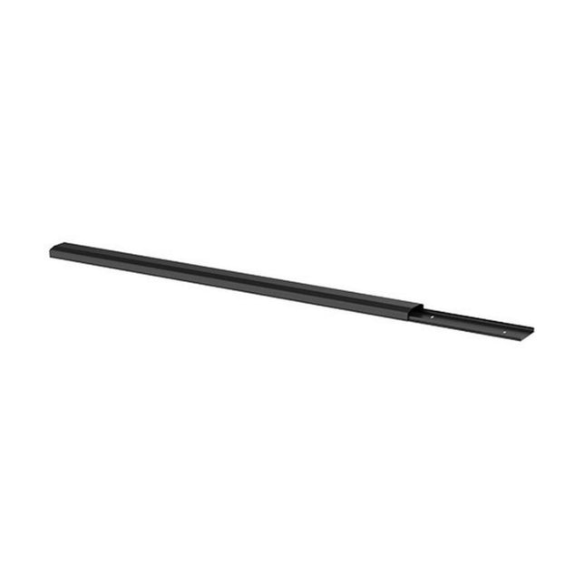 Brateck 750mm black PVC plastic floor cable cover raceway duct for organizing floor cords.