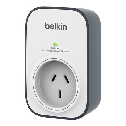 Belkin BSV102 1 Outlet Wall Mount Surge Protector, Overcurrent Protection, Secure, Portable Wall - Mountable Design, CEW $15,000,2YR - CCTV Guru