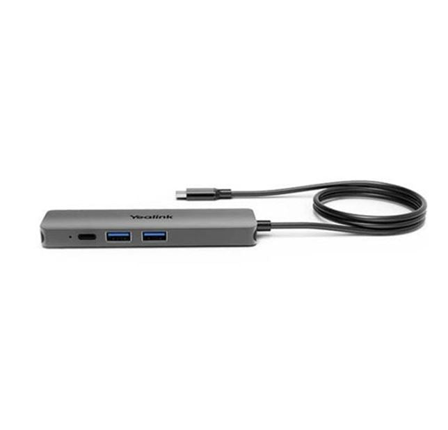 Yealink BYOD Box Cable Hub, with 1.5m USB - C Cable (USB - C to USB - A adapter included), easy plug&play setups, Support to charging the connected laptop - CCTV Guru