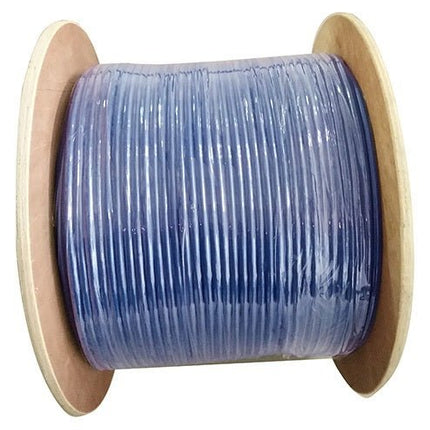 8Ware 350m CAT6 Cable Roll Blue Bare Solid Copper Twisted Core PVC Jacket >305m - CCTV Guru