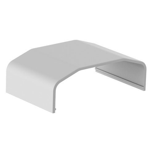 Brateck Plastic Cable Cover Joint Material:ABS Dimensions 64x21.5x40mm - White - CCTV Guru
