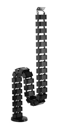 Brateck Quad Entry Vertebrae Cable Management Spine Material.Steel,ABS Dimensions 1300x67x35mm - Black - CCTV Guru