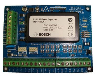 Bosch Solution 6000 Hardwired Zone Expander Module Blue 8x/16x Split Zone PCB Enclosure Mount 236g 10 - 14VDC - CCTV Guru