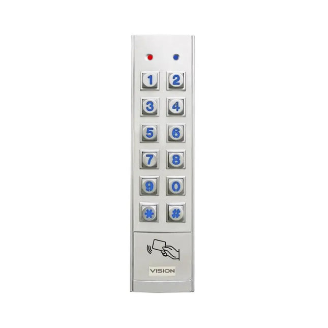 Bosch CP156B Solution 6000 stainless steel slim mullion prox smartcard keypad, IP67, backlit, Australia