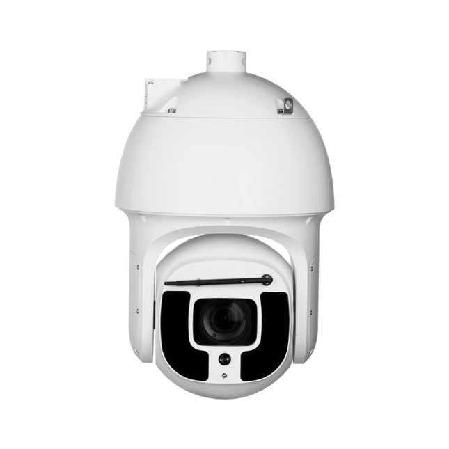 Dahua 8MP Starlight 40x optical zoom IR PTZ AI network camera (model DH-SD8A840-HNF-PA) featuring active deterrence and auto-tracking capabilities.