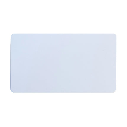 Front view of the plain white Dahua A-MIFARE-ID1356 contactless smart card for intercom and access control systems.