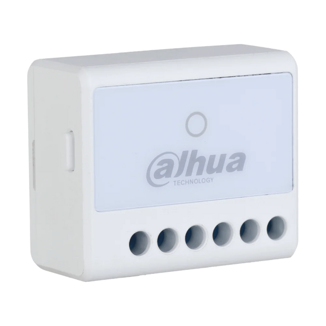 Dahua wireless relay module installed for alarm system automation