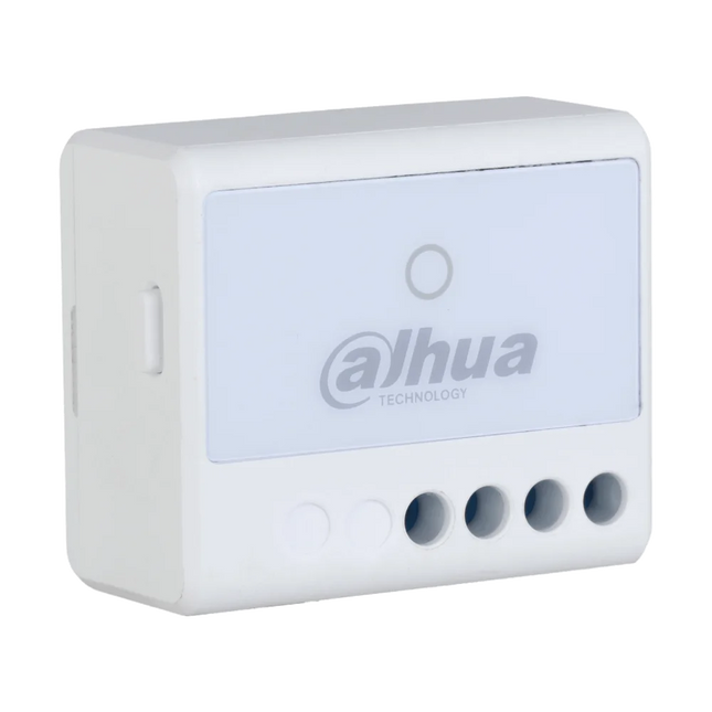 Dahua ARM7012-W2 outdoor wireless motion sensor installed for perimeter alarm protection
