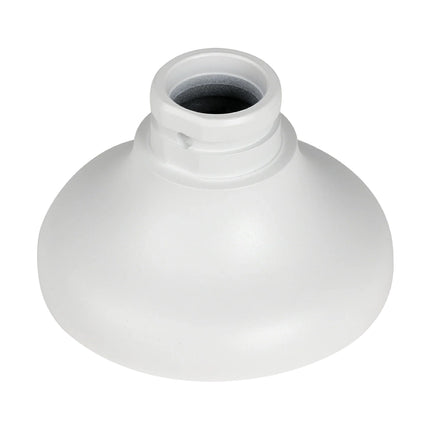 Dahua DH-AC-PFA106 white aluminum mount adapter for mini dome and turret security cameras.