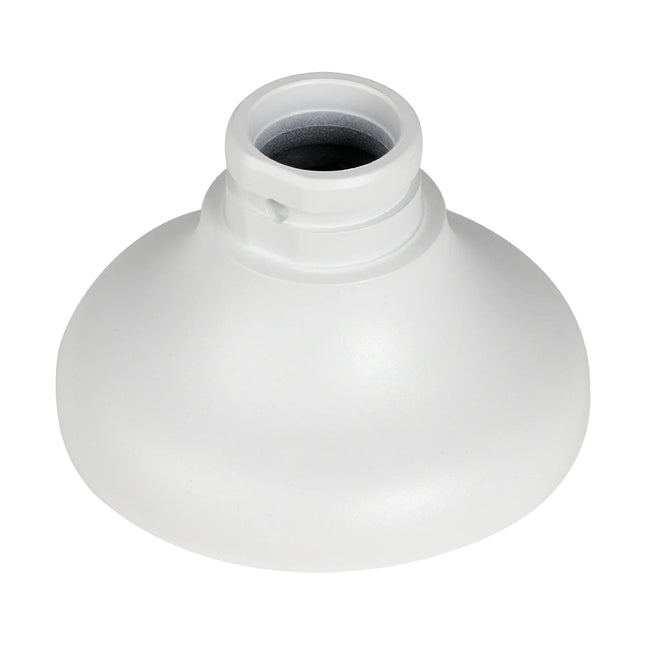 Dahua DH-AC-PFA106 white aluminum mount adapter for mini dome and turret security cameras.
