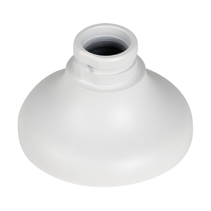 Dahua DH-AC-PFA107 white aluminum mount adapter for dome and PTZ security cameras.
