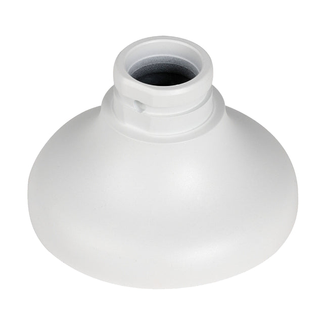 Dahua DH-AC-PFA107 white aluminum mount adapter for dome and PTZ security cameras.