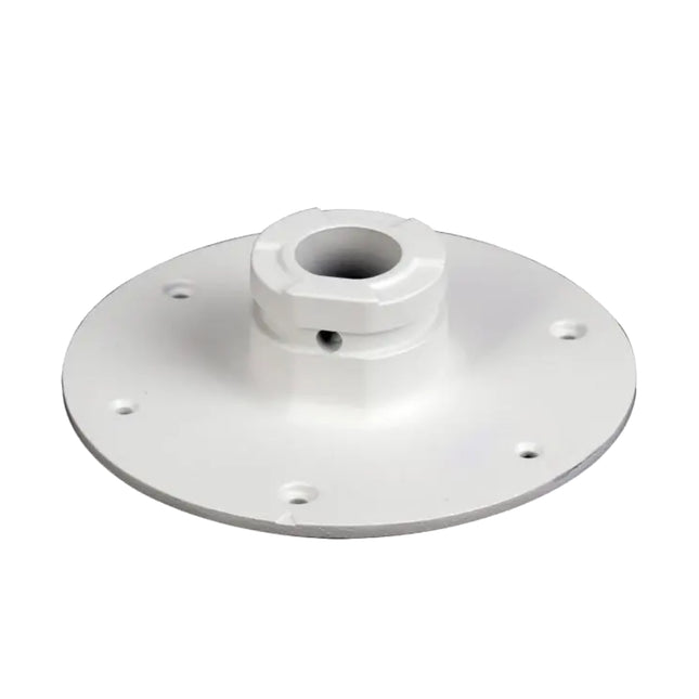Dahua DH-AC-PFA108 white aluminium mount adapter plate for dome and eyeball security camera installations in Australia.