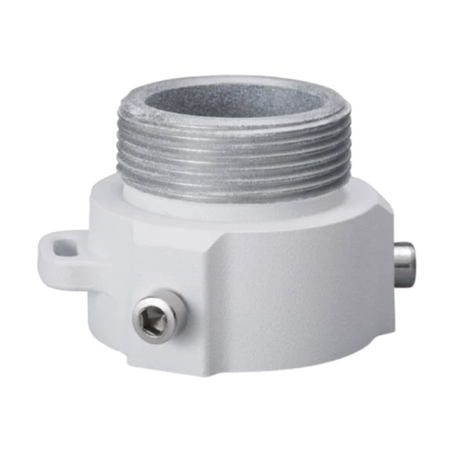 Dahua DH-AC-PFA111 white aluminum mount adapter for PTZ speed dome security cameras.