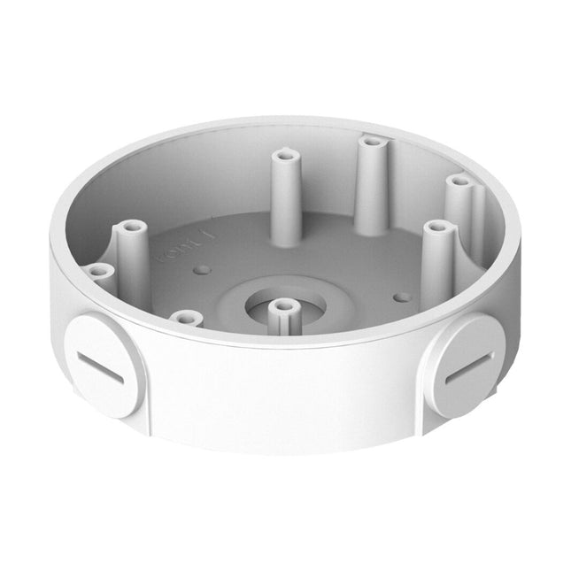 Dahua DH-AC-PFA139 waterproof white aluminum junction box for dome and eyeball security cameras.