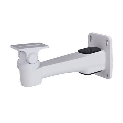 Dahua DH-AC-PFB121W white aluminum wall mount bracket for bullet security cameras.