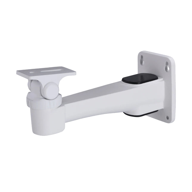 Dahua DH-AC-PFB121W white aluminum wall mount bracket for bullet security cameras.