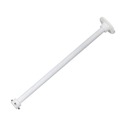 Close-up view of aluminum extension pole and internal cable management pass-through on Dahua PFB220C bracket.
