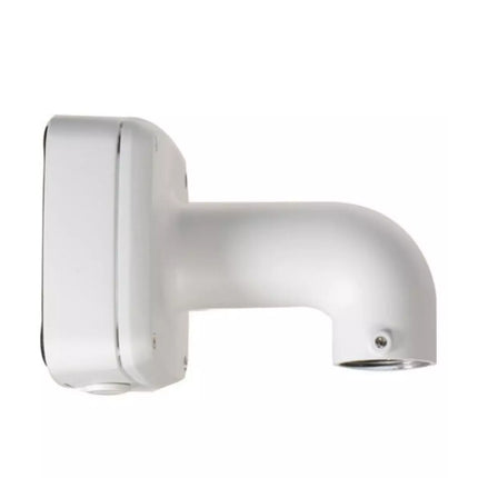 Close-up view of integrated weather-proof IP66 junction box chamber and rubber gasket seal on Dahua PFB302S.