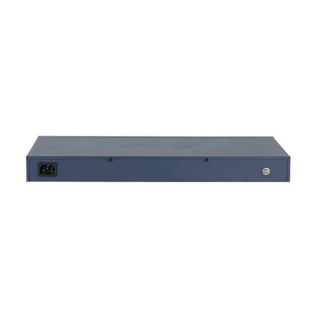Dahua DH-CS4218-16ET-240-V2 16-port PoE cloud-managed network switch with 240W power budget rare view