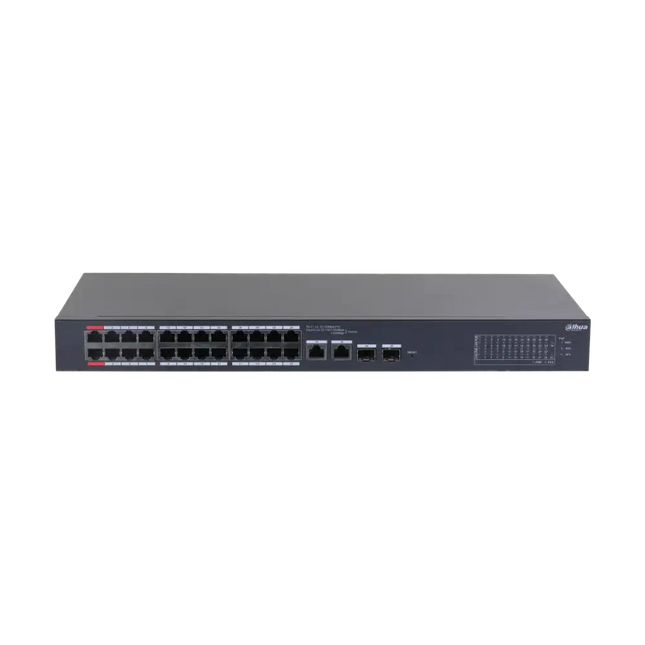 Dahua DH-CS4226-24ET-375 24-port PoE smart managed switch front view