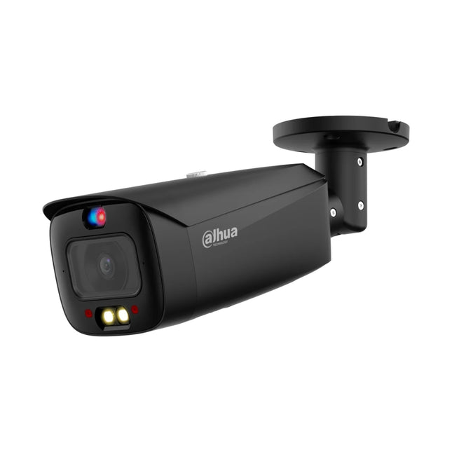 Dahua DH-IPC-HFW3649T1-AS-PV-ANZ-S2-BLK 6MP TiOC 3.0 AcuPick WizSense bullet camera in black with Smart Dual-Light 30m IR warm light LED and IP67 rating