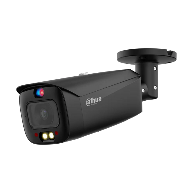 Dahua DH-IPC-HFW3849T1-ZAS-PV-ANZ-S2-BLK 8MP 4K TiOC 3.0 motorised vari-focal WizSense bullet camera in black with 5x optical zoom EIS stabilisation and IP67 rating