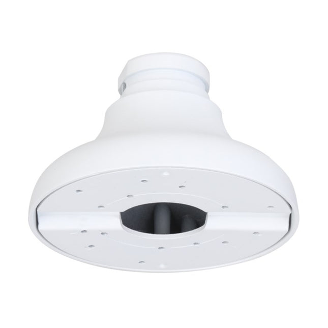 Dahua DH-PFA109 white aluminium mount adapter for CCTV security camera installations across Australia.