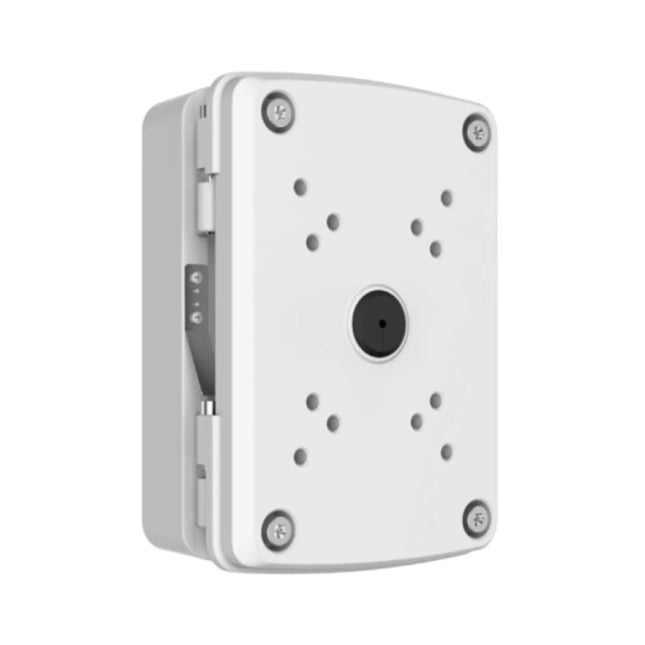 Dahua DH-PFA126 heavy-duty white aluminium IP66 waterproof junction box for security cameras in Australia.