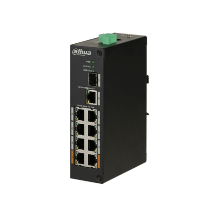 Dahua DH-PFS3110-8ET-96-V2 8 port PoE switch for intercom and CCTV systems