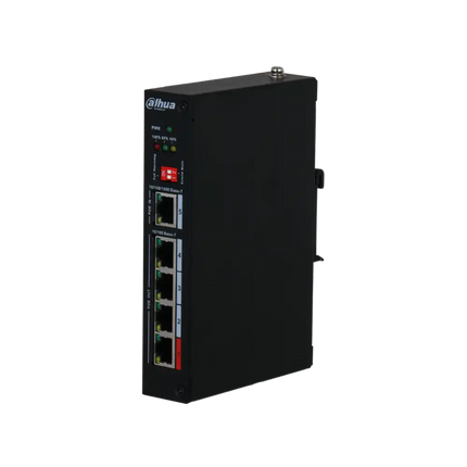 Dahua DH-PFT1500 5-port PoE extender with long-distance transmission support