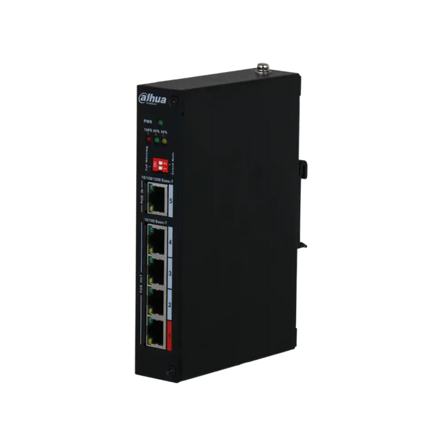 Dahua DH-PFT1500 5-port PoE extender with long-distance transmission support