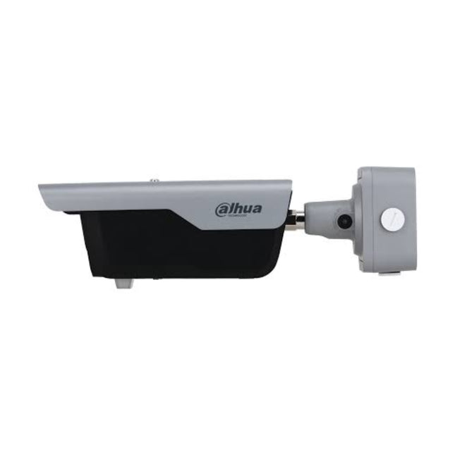 Front view of Dahua DHI-ITC413-PW4D-IZ3 camera featuring 8-32mm motorized vari-focal lens and long-range IR LEDs